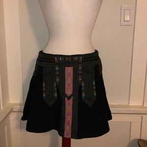 Free people mini Tribal skirt